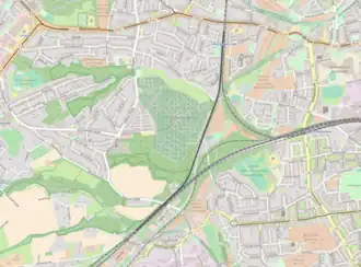 Spoorlijn Mülheim-Heißen - aansluiting Schönebeck op de kaart