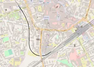 Spoorlijn Bochum Hauptbahnhof - Bochum West op de kaart