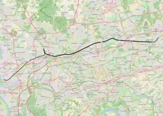 Spoorlijn Wanne-Eickel - Duisburg-Ruhrort op de kaart