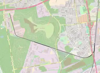 Spoorlijn Recklinghausen Süd - Zeche Ewald op de kaart