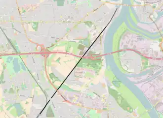 Spoorlijn Trompet - Duisburg-Homberg op de kaart