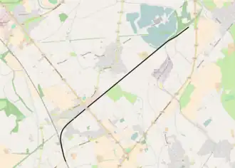 Spoorlijn Alpen - Büderich op de kaart