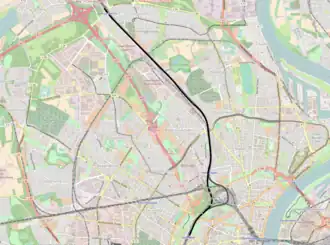 Spoorlijn Köln West - Köln-Longerich op de kaart