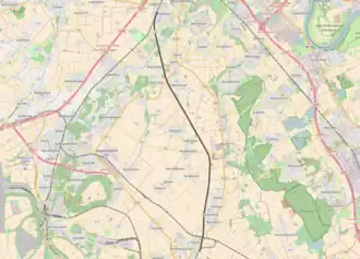 Spoorlijn Rommerskirchen - Holzheim op de kaart