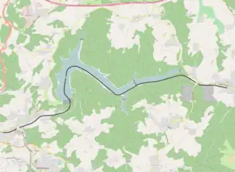 Spoorlijn Brüchermühle - Wildbergerhütte op de kaart