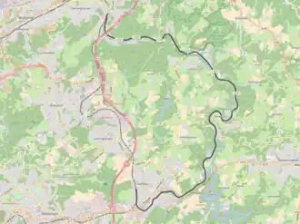 Spoorlijn Remscheid-Lennep - Wuppertal-Rauenthal op de kaart