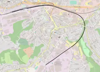 Spoorlijn Remscheid Hauptbahnhof - Remscheid-Bliedinghausen op de kaart