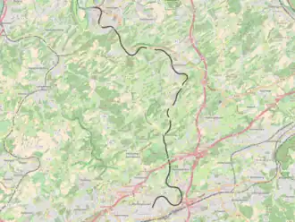 Spoorlijn Wuppertal-Wichlinghausen - Hattingen op de kaart