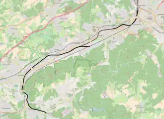Spoorlijn Hagen - Ennepetal-Altenvoerde op de kaart