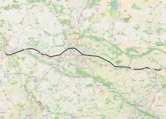 Spoorlijn Löhne - Rheine op de kaart