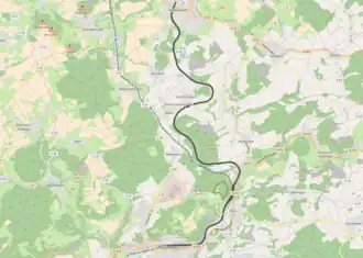 Spoorlijn Hillesheim - Gerolstein op de kaart