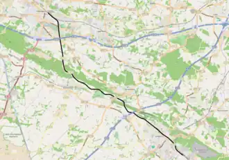 Spoorlijn Ibbenbüren - Lengerich op de kaart