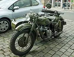 De Russische KMZ Dnepr was een kopie van de vooroorlogse BMW R71