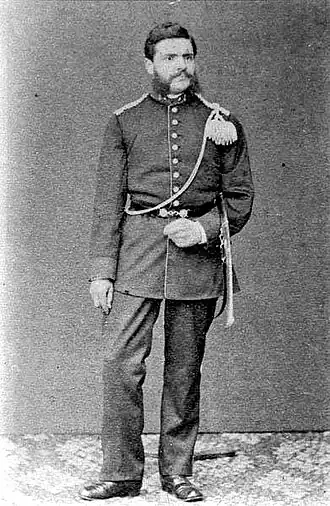 Straetmans als lid van de DD Stadsschutterij Maastricht, 1871