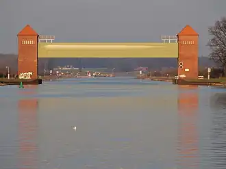 Het DEK, met open Sperrtor