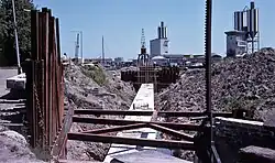 Buis onder Schenkelweg, aanleg 1975