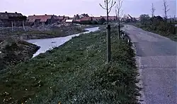 Bouw De Hoek vanaf Breekade (1980)