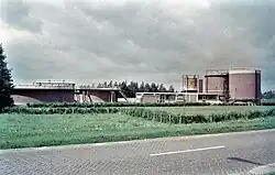 Rioolwaterzuiveringsinstallatie in gebruik in 1957
