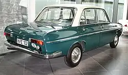 DKW F102, achterzijde
