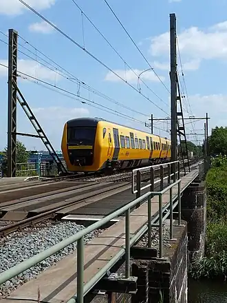 DM '90 "Buffel" treinstel 3445 Apeldoorn-Zutphen in Apeldoorn