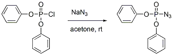 Synthese van difenylfosforylazide