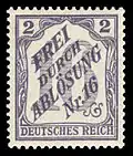 FREI DURCH ABLÖSUNG Nr. 16, Duitse dienstzegel van 1905