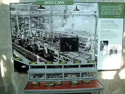 Informatiepaneel in het aquarium