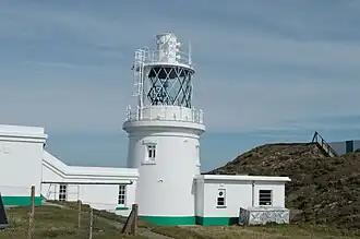 De vuurtoren van Zuid-Lundy
