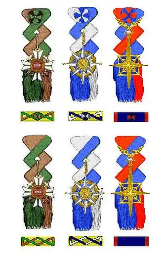 Zesmaal de Orde voor Voorname Diensten