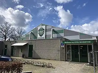 Clubhuis van DVO aan de Achterstraat 1 in Bennekom