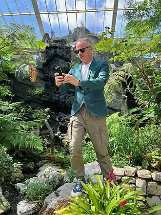 Daan Samson, 2023 (aan het werk in Plantentuin Meise)