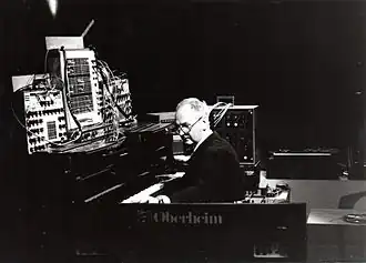 Jean-Étienne Marie tijdens het MANCA festival in 1983