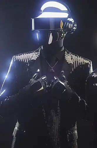 Thomas Bangalter als de helft van Daft Punk