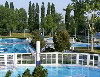 Buitenbad van Dagály