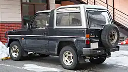 Daihatsu Rugger 2.8 Turbodiesel (F75), achteraanzicht