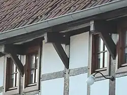 Dakoverstek op schoren