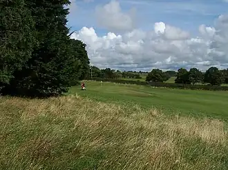 De green van de 7e hole