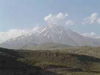De Damavand is de hoogste berg van de Elboers