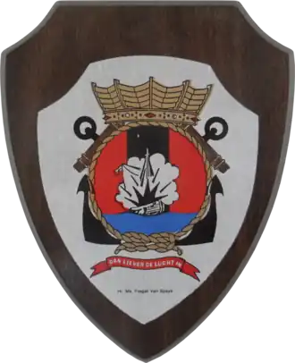 Wapenschild Hr. Ms. Fregat Van Speyk