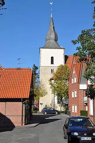 Darfeld, toren van de St.-Nicolaaskerk