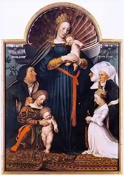 Darmstadt-madonna - Holbein