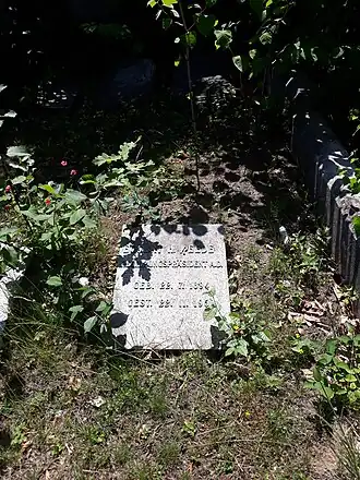Het graf van Eggert Reeder (Alter Reformierter Friedhof Hochstraße)