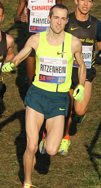Dathan Ritzenhein in actie in 2015