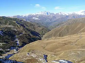 Tsjauchi-massief in verte