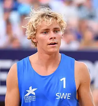 Åhman bij de EK in München (2022)