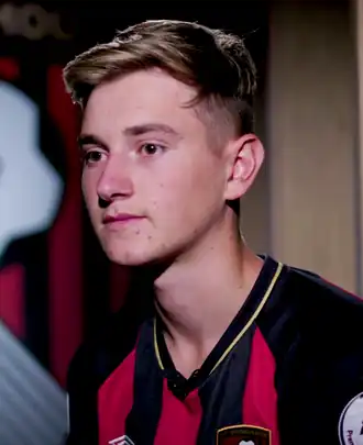 Brooks in 2018 als speler van Bournemouth