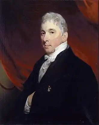 D.J. van Lennep, schilderij van Hendrik Hollander Cz uit ca. 1850-1871