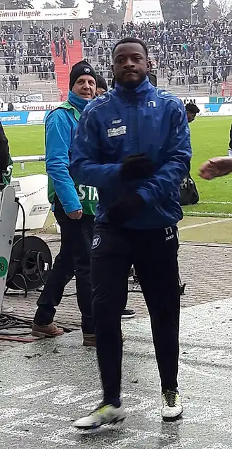 Kinsombi als speler van Karlsruher SC, 2016