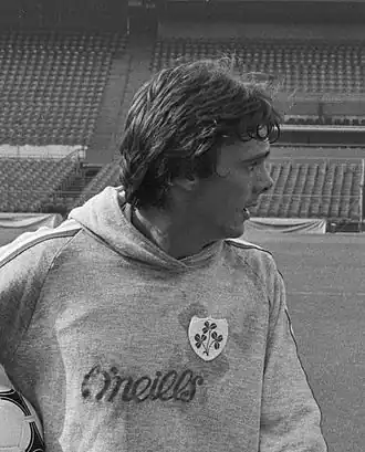 David O'Leary op Highbury in 1981