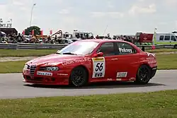 David Pinkney in een 156 op de Snetterton British Touring Car Championship (2007)